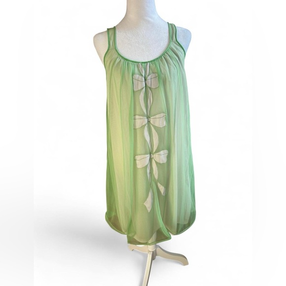 Source Unknown Other - Vintage Light Green Sheer Chemise Nightgown